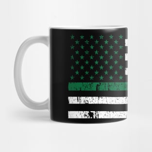 St Patricks Vintage Irish USA Flag T-Shirt Mug